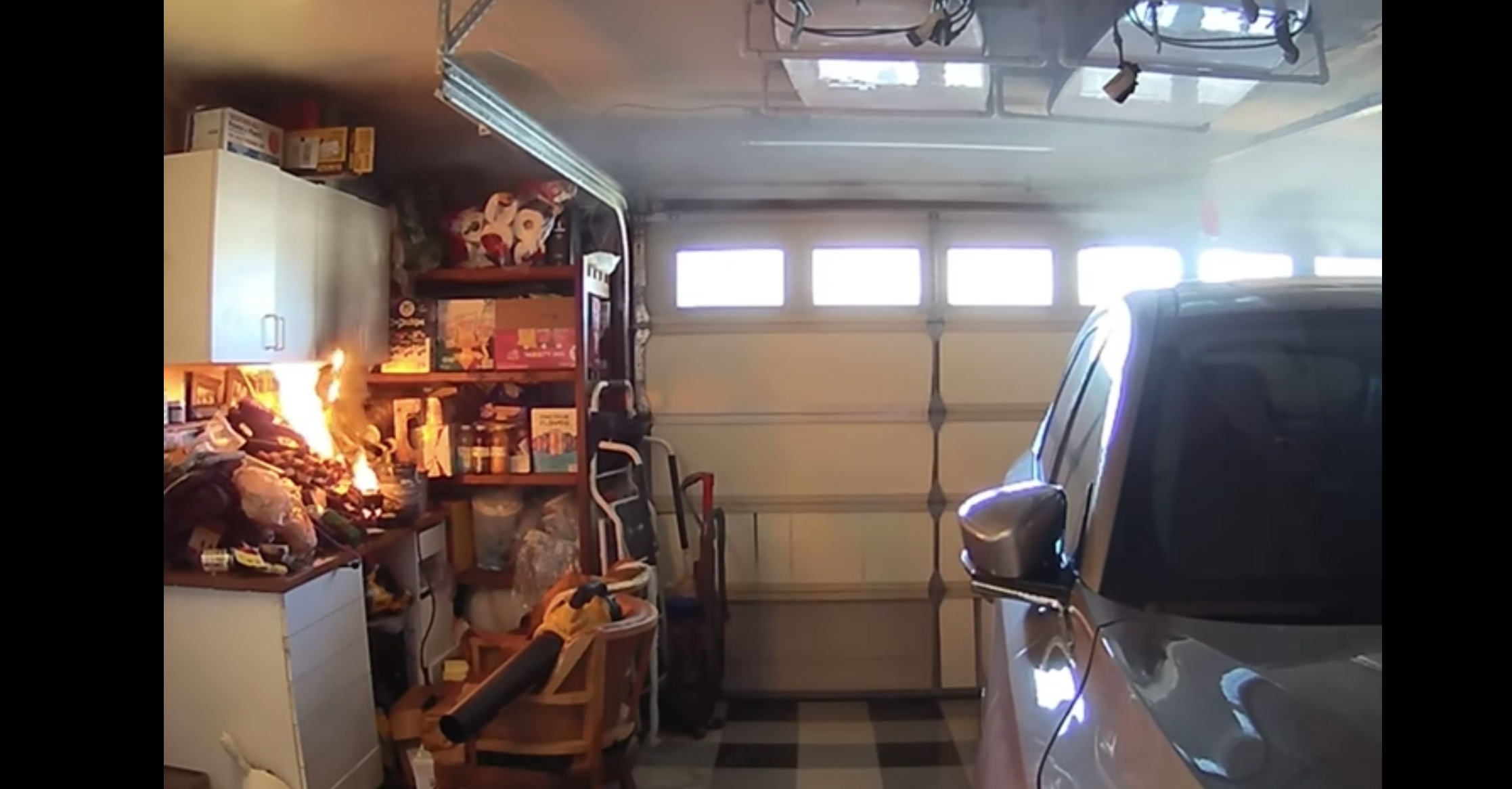 Firefighters responded 6600 block of Santa Barbara Ave fire in a garage