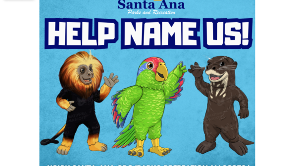 Santa Ana Parks and Recreation name mascot