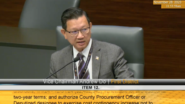 Ethics OC Board Supervisor Andrew Do November 28 2023